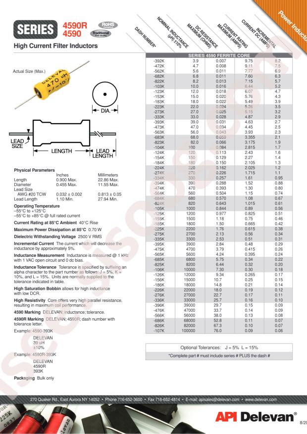 API Delevan 4590R-226K