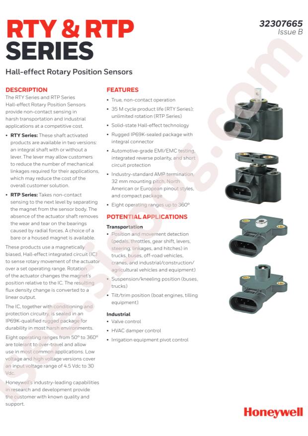 Honeywell RTY180LVNBX