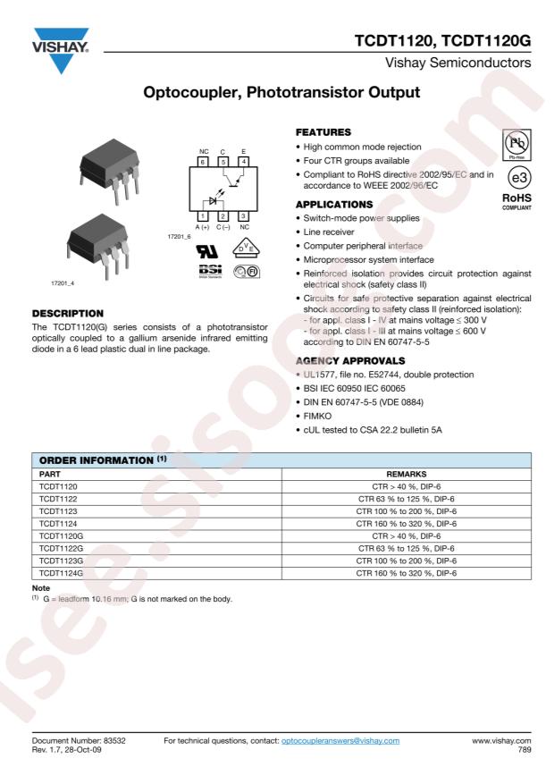 VISHAY TCDT1124G