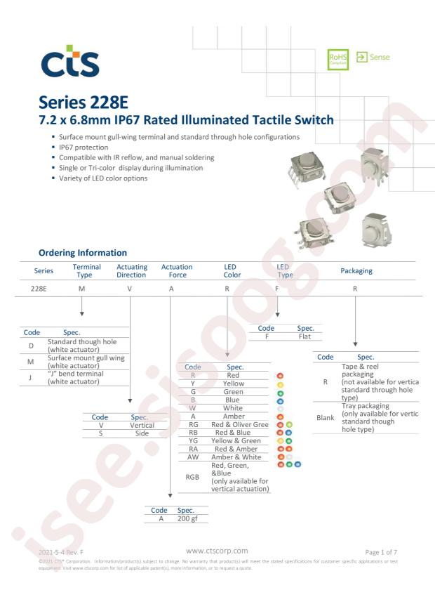 CTS 228EDSARBF