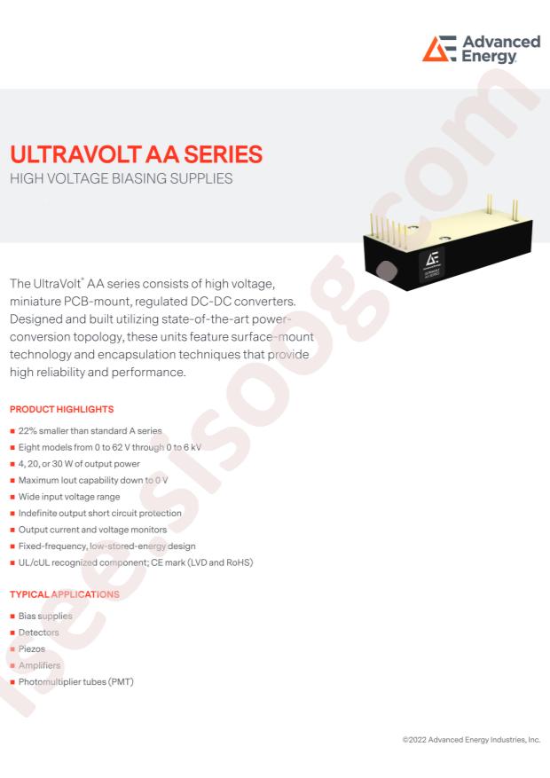 Advanced Energy 1/16AA24-N30-25PPM-M