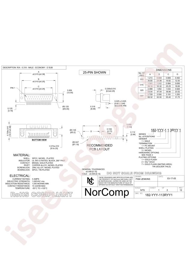 NorComp 182-037-113R531
