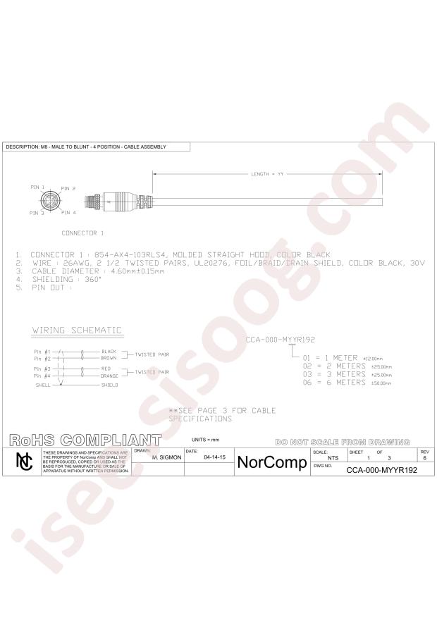 NorComp CCA-000-M03R192