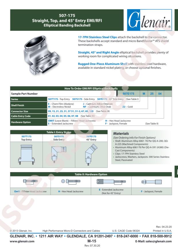 Glenair 507T175M2102H