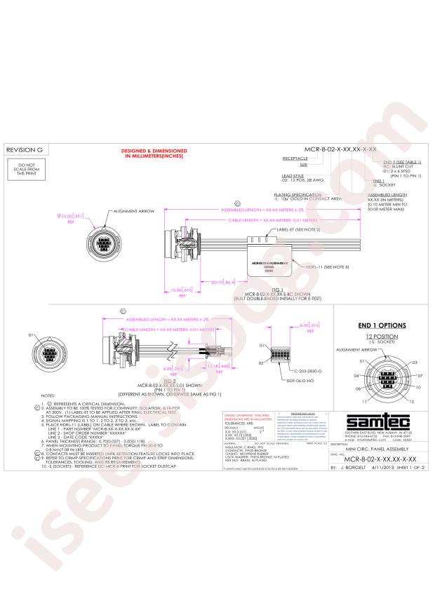 Samtec MCR-8-02-L-00.50-S-01