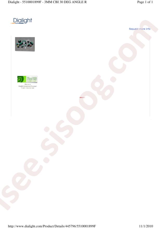 Dialight 5510001899F
