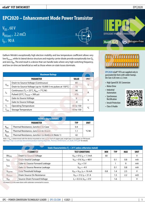 EPC EPC2020
