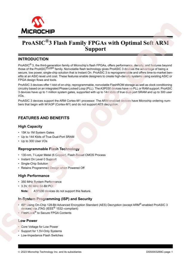 MICROCHIP A3P1000-1FGG484