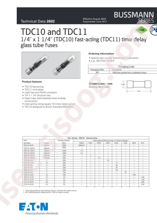 EATON BK1/TDC10-60-R
