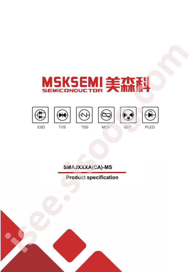 MSKSEMI SMAJ33A-MS
