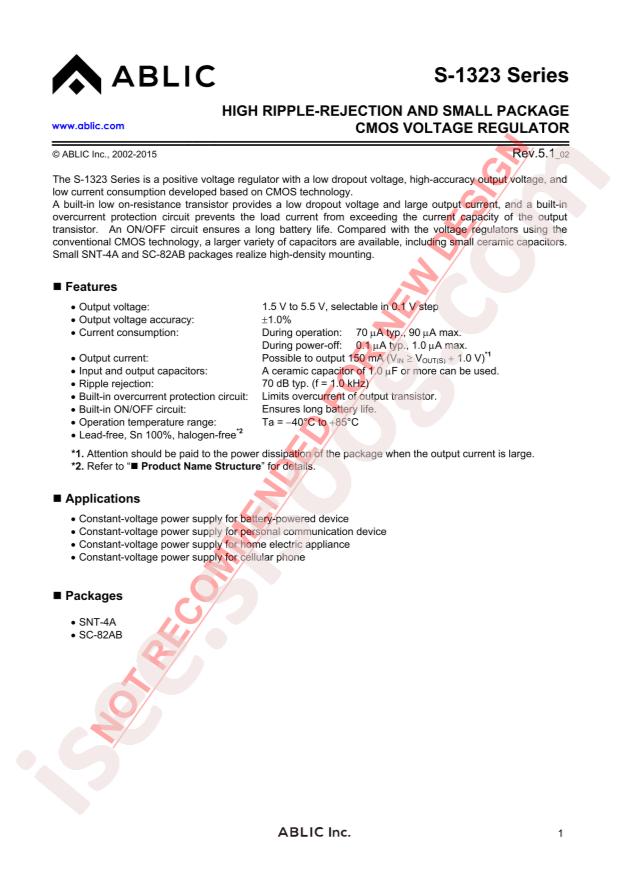 ABLIC S-1323B40PF-N8ZTFU