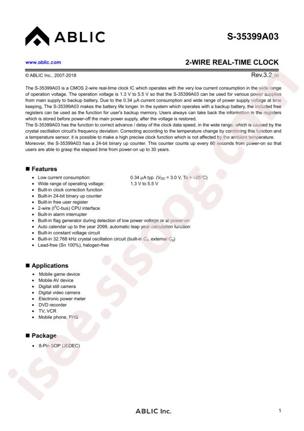 ABLIC S-35399A03-J8T2G