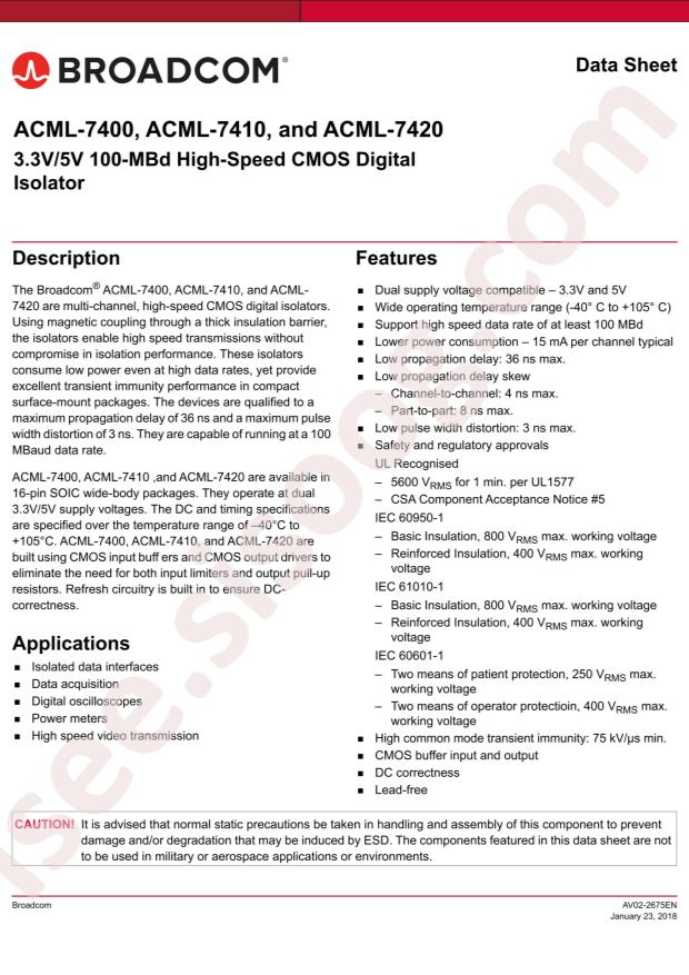 Broadcom ACML-7400-500E