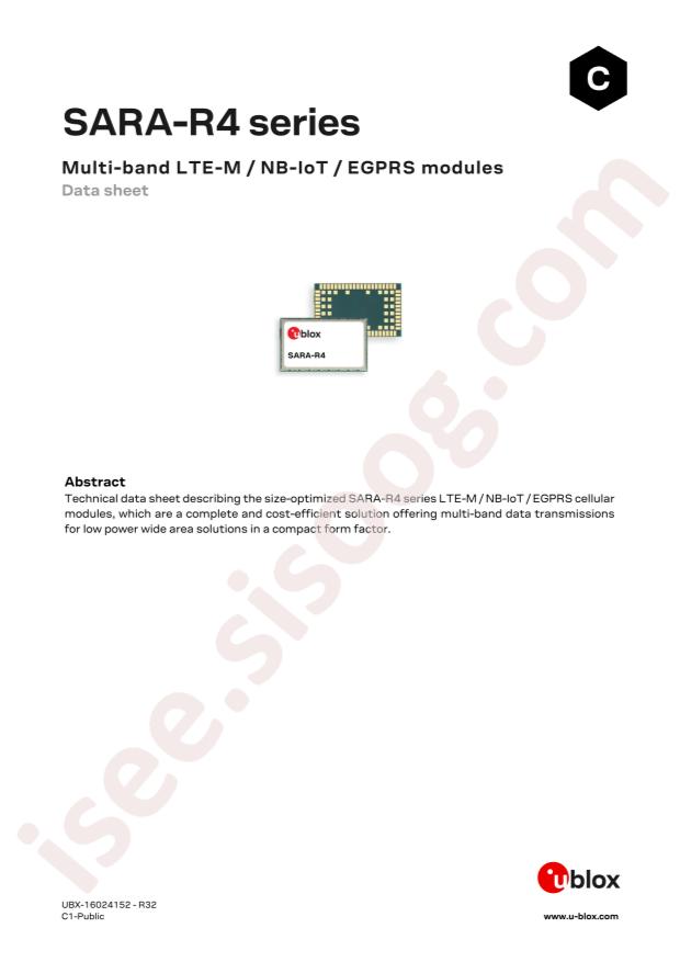 U-BLOX SARA-R410M-02B