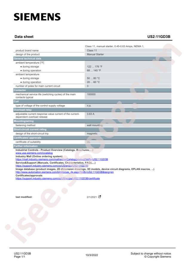 SIEMENS 11GD3B