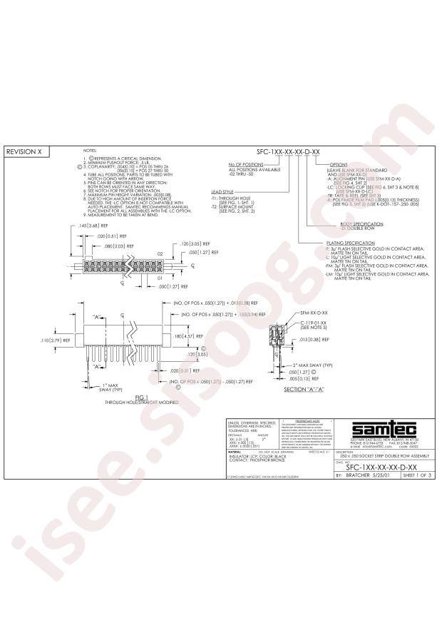 Samtec SFC-106-T1-F-D