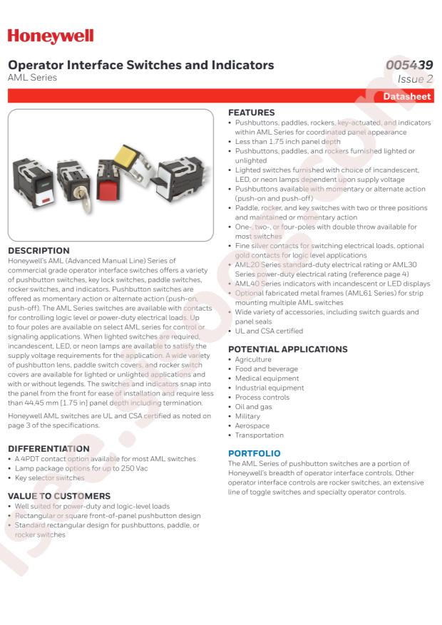 Honeywell AML26GBF2CA03GR