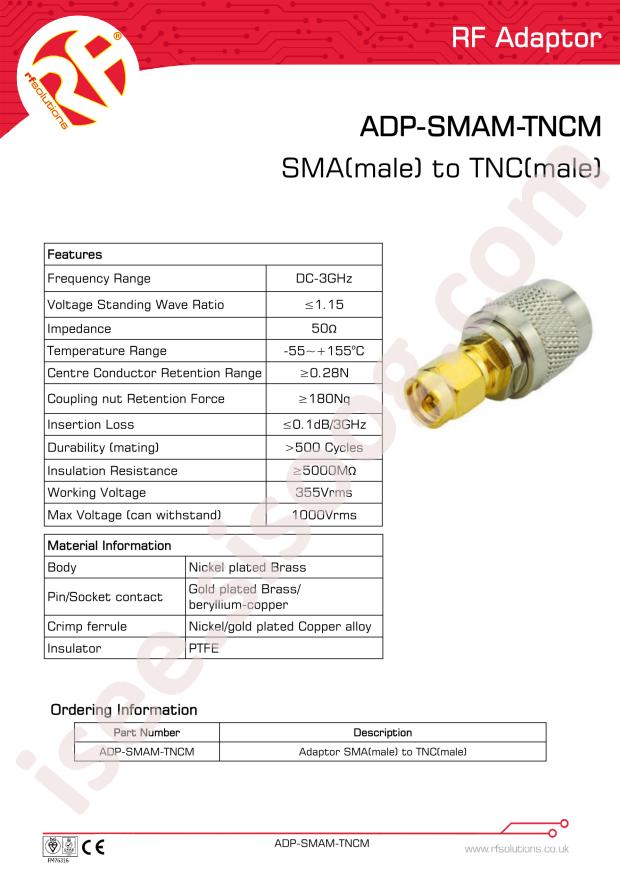 RF Solutions ADP-SMAM-TNCM