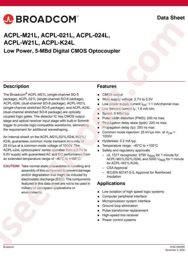 Broadcom ACPL-021L-060E