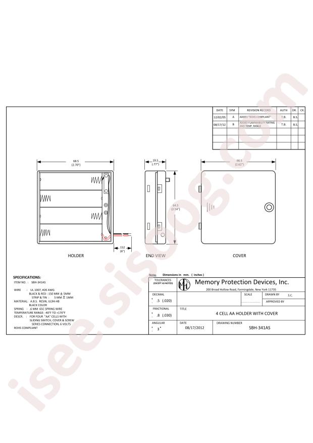 MPD (Memory Protection Devices) SBH341AS