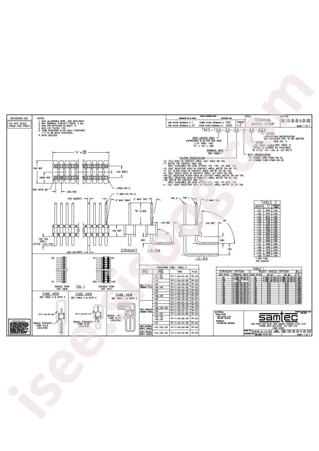 Samtec TMS-136-51-S-D