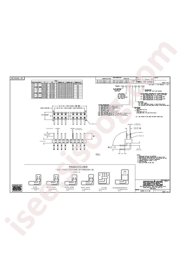 Samtec TMMH-112-01-L-T-RA