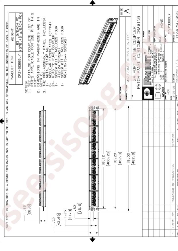 Panduit CP245E88BLY