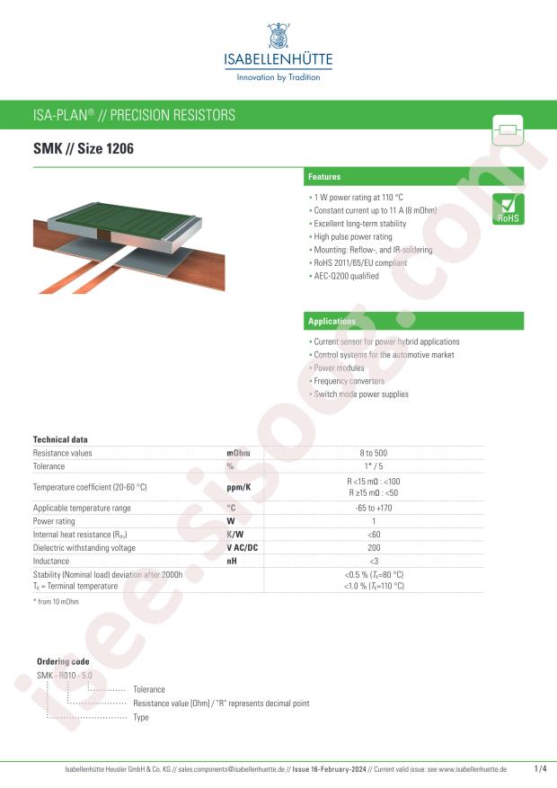 Isabellenhuette SMK-R020-1.0