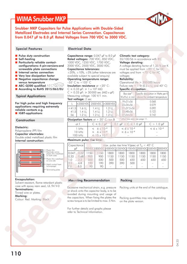 WIMA SNMPM042508H3GKS00