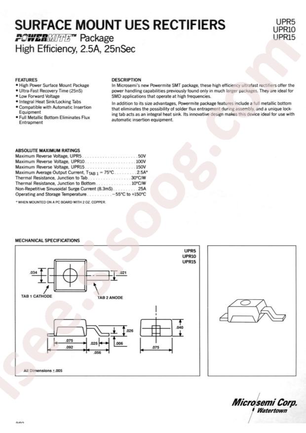MICROCHIP UPR15/TR13