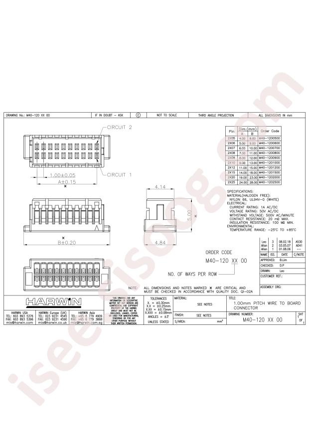 Harwin M40-1201500