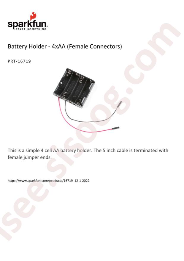 SparkFun Electronics PRT-16719