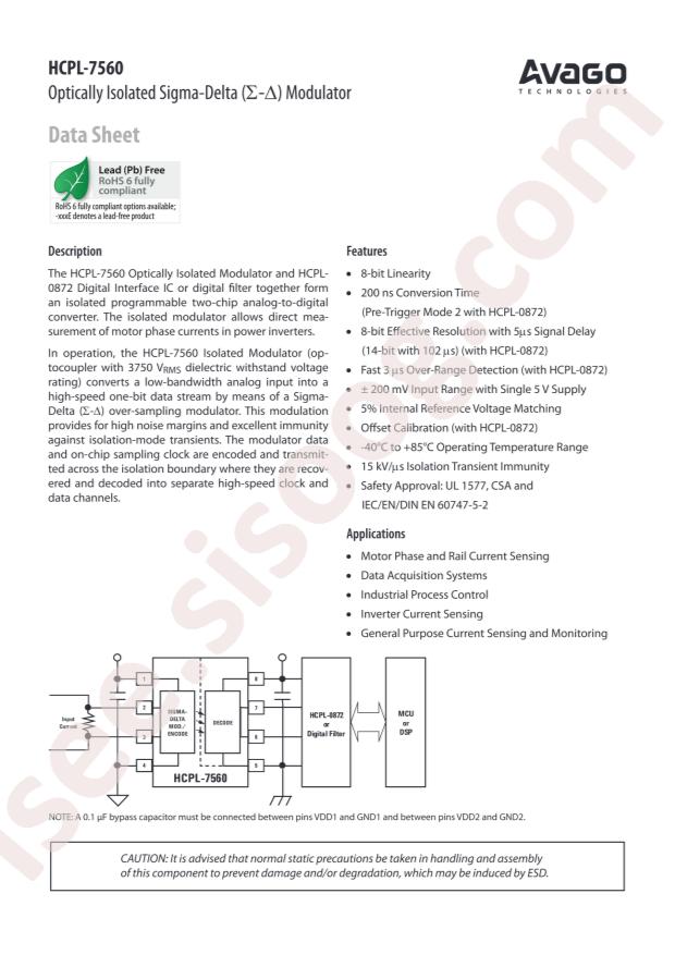 Broadcom HCPL-7560-360E