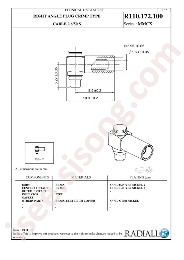 Radiall R110172100