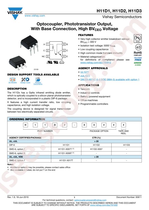 VISHAY H11D1-X017T