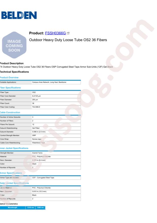 Belden FSSH0366G