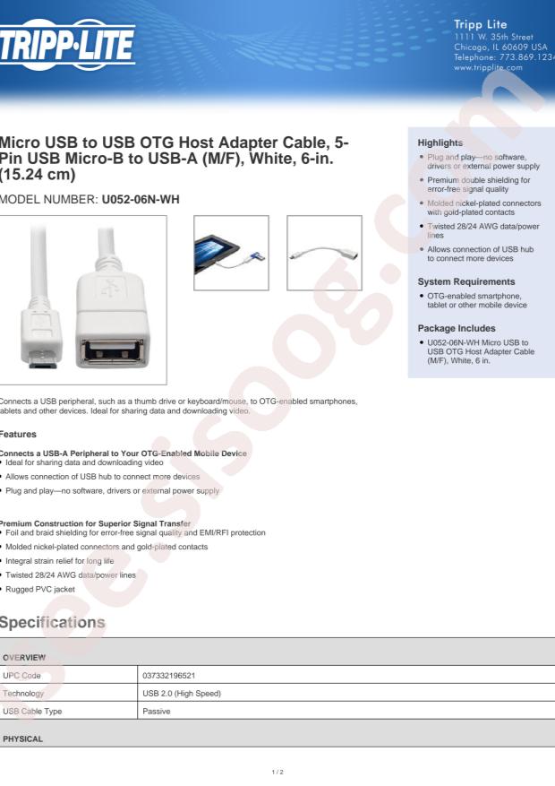 EATON U052-06N-WH