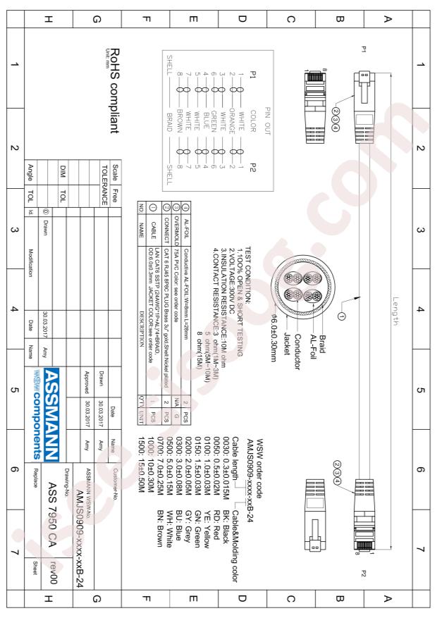 Assmann WSW Components AMJS0909-0700-BUB-24
