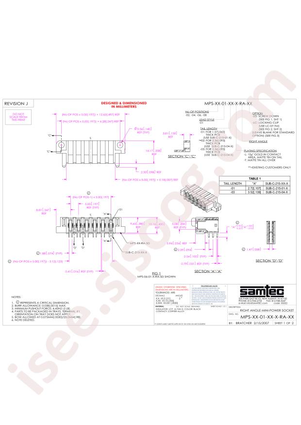 Samtec MPS-04-01-01-L-RA-SD
