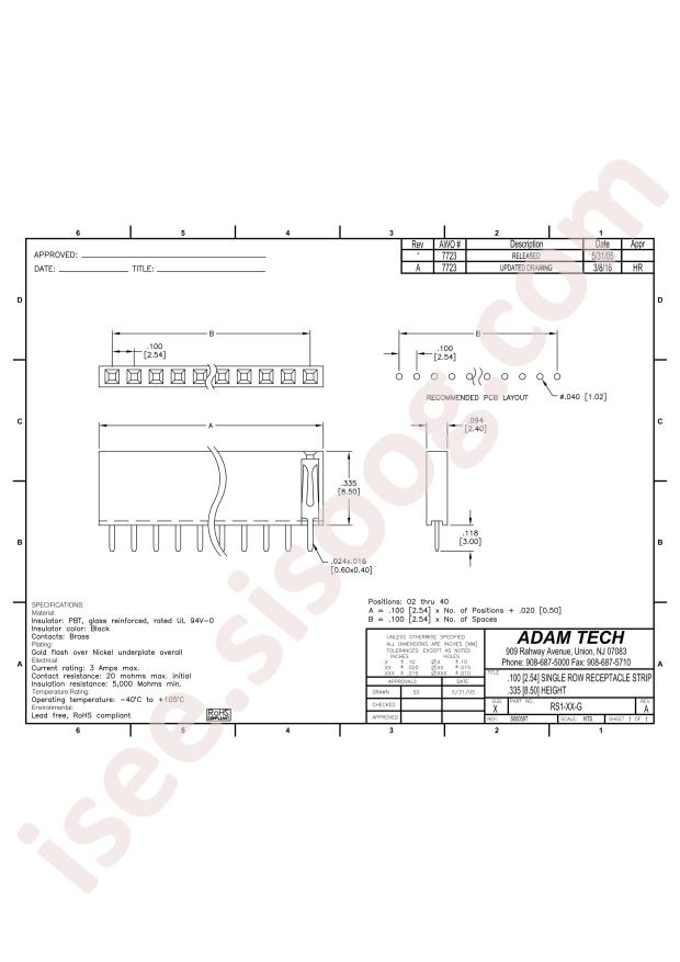 ADAM TECH RS1-10-G