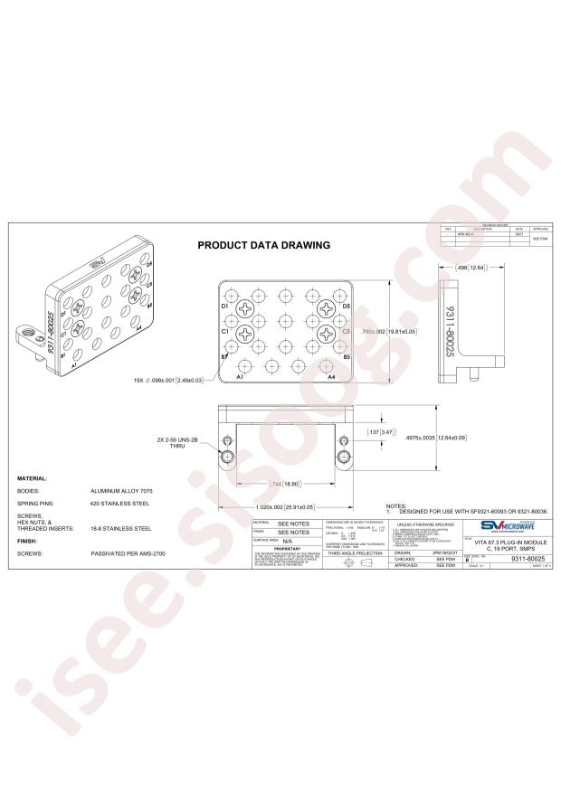 Amphenol 9311-80025