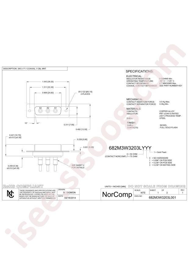 NorComp 682M3W3203L001