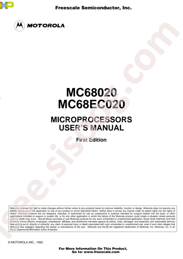 NXP MC68020CRC25E