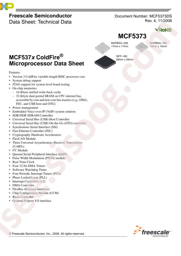 NXP MCF5372LCVM240J