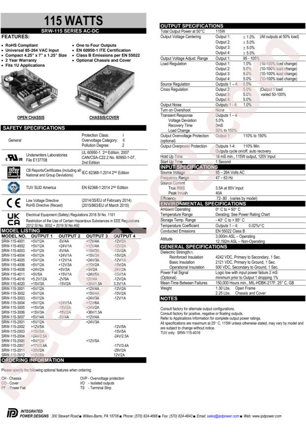 Integrated Power Designs 1010096CHCO