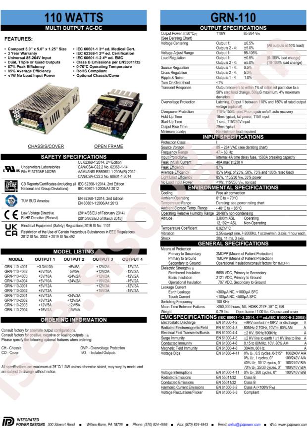 Integrated Power Designs 1011379CHCO