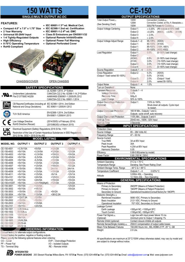 Integrated Power Designs 1011573CO