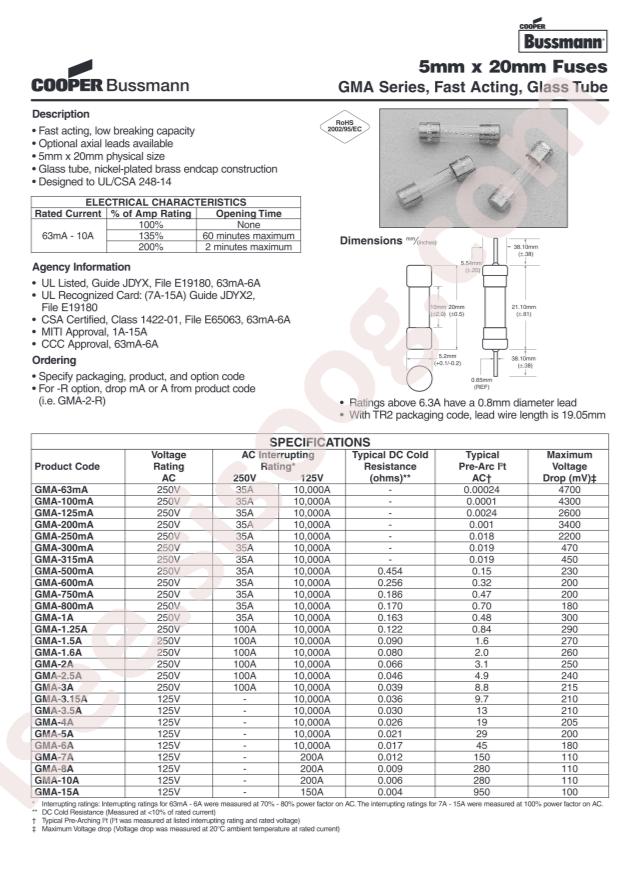 EATON BK/GMA-V-15A