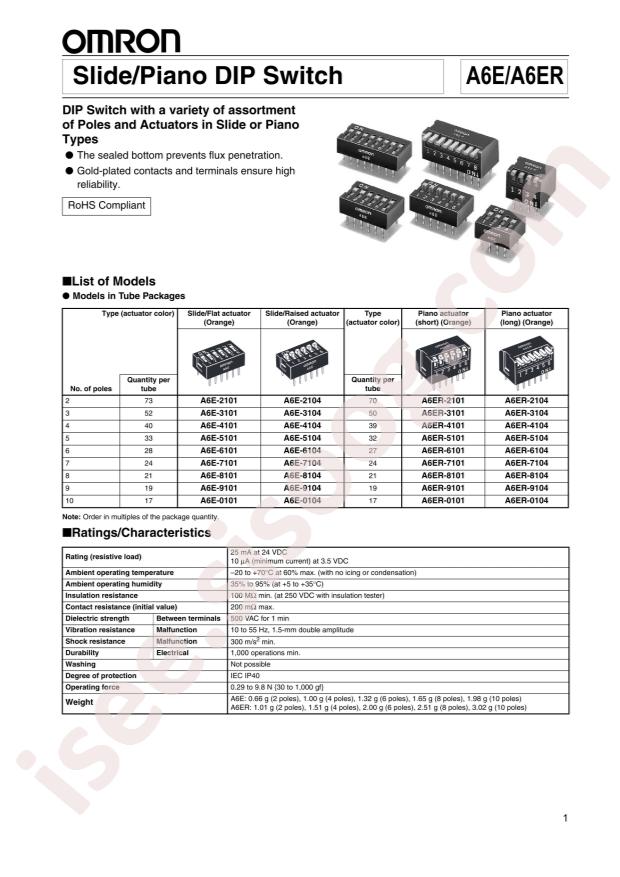 OMRON A6E-2104