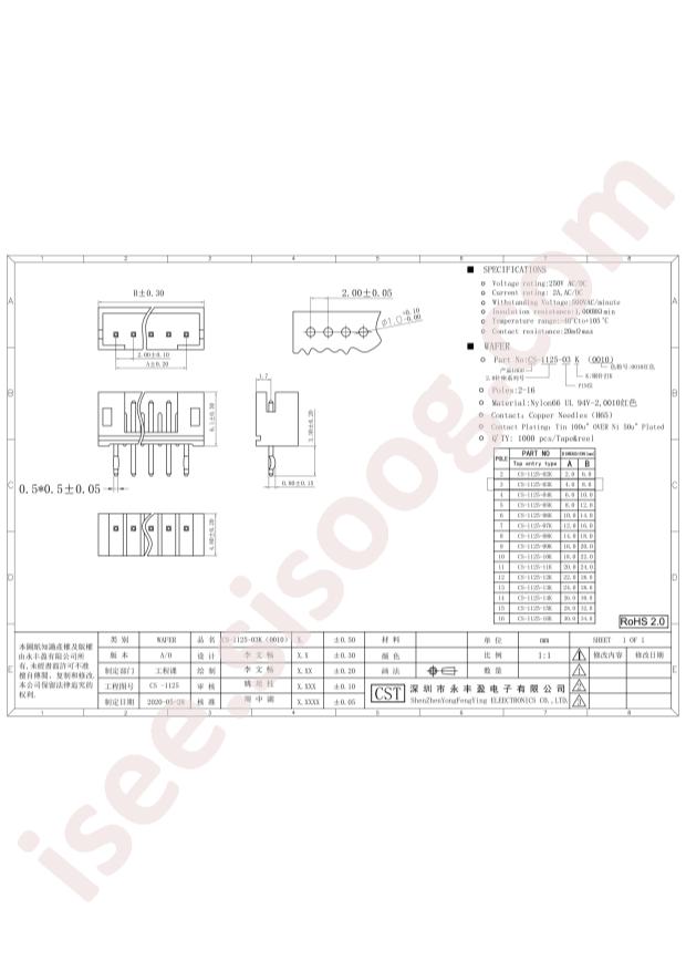 CST CS-1125-03K,0010